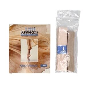 Bunheads Ouch Pouch (Small) + Set of Rehearsal Ribbons/Elastic Ballet Pointe New